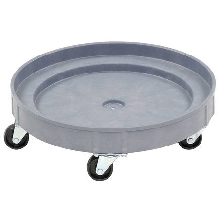 GLOBAL INDUSTRIAL Drum Dolly for 30 & 55 Gallon Drums, Plastic, 900 Lb. Capacity 498820